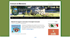 Desktop Screenshot of comune.manziana.rm.it